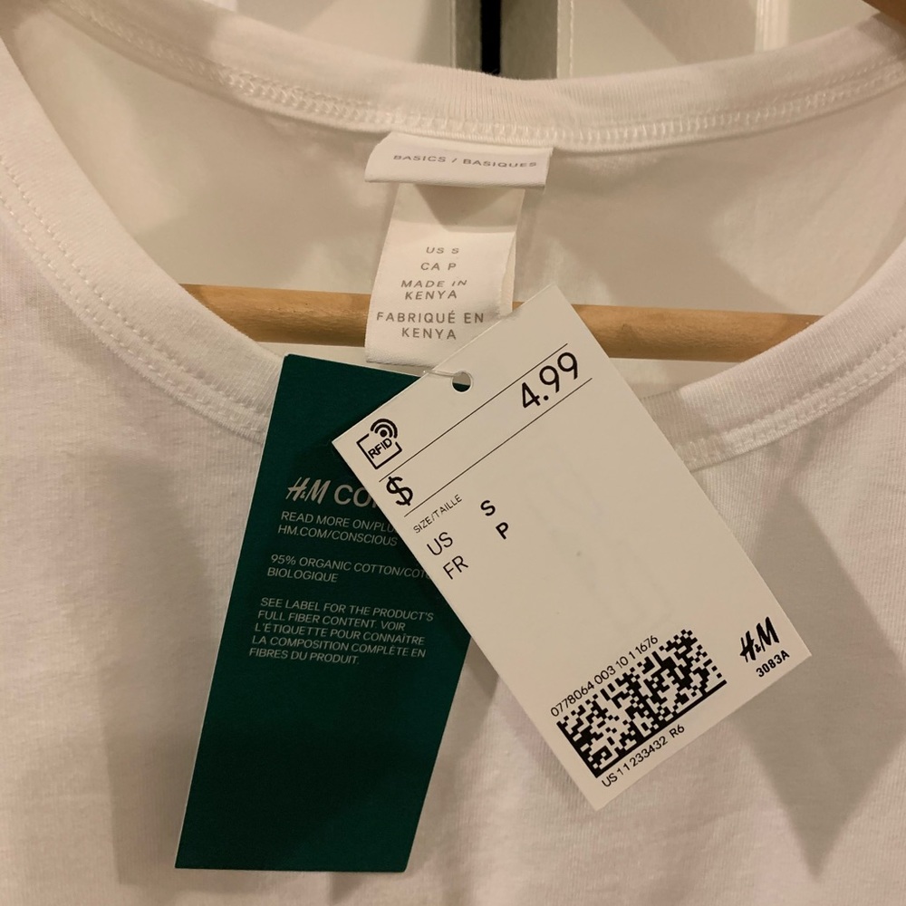 Basic white tee - Picture 2 of 2